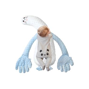 Imagem de Fecadou Almofada De Palmadinhas Para Bebé - Tapinhas Animal Para Bebê - Almofada Musical Com Controle Remoto Respirável Macia Capa Removível Lavável Para Menina Menino