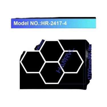 Imagem de Luz De Teto LED Hexagonal Ultra Brilhante Para Garagens, Detalhamento 