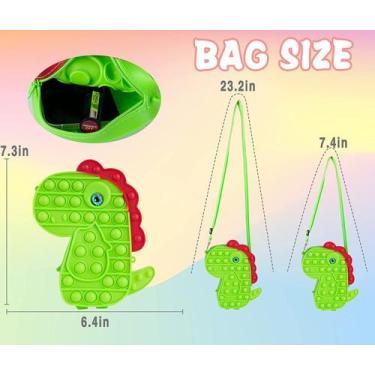 Imagem de Pop Poppers Shoulder Bag Fidget Toys Gift for Girls, Pop Pu - HUOGUO