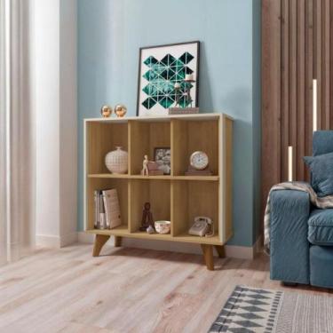 Imagem de Prateleira retro Havai cinamomo/off white - CASA H