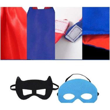 Imagem de Crianças vestem super-heróis Capes Sets & Slap Bracelets para Gir - HU