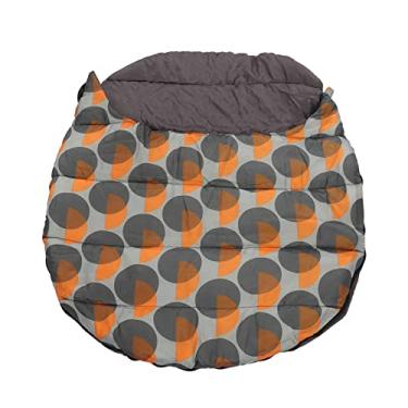 Imagem de HEEPDD Saco de dormir impermeável para animais de estimação, cama de cachorro de acampamento embalável, cama de mochila quente para filhotes com saco de armazenamento para viagens internas e