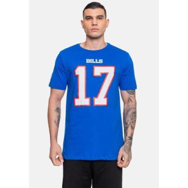 Imagem de Camiseta Masculina NFL Player Josh Allen Azul Royal, P