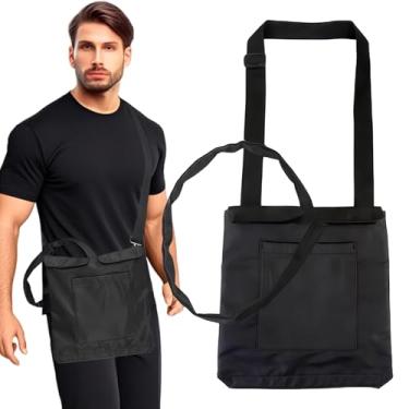 Imagem de WEEOATAR Suporte de bolsa de urina, bolsa de cateter, dispositivo de estabilização de cateter, fácil acesso, alças ajustáveis, seguro e discreto com tampa de tubo para usuários de urostomia e cateter