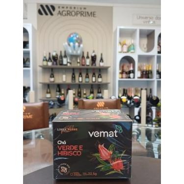 Imagem de Vemat Chá Verde e Hibisco, Linha Nobre, 15 Saquinhos, 22,5g