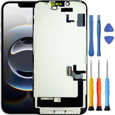 Imagem de Foufinin Kit de substituição de tela para iPhone 16E para iPhone 16e A3212 A3408 A3410 A3409 para iPhone 16e Display LCD Touch Digitalizador com ferramentas