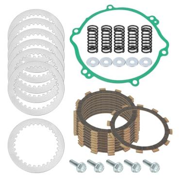 Imagem de JAVIK Parafuso de mola de vedação de placas de aço de fricção de embreagem para Yamaha YZ125 1994-2004 O.E.M# 5DH-16321-00-00 3XJ-16321-00-00 3XJ-16324-01-00