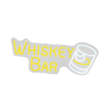 Imagem de IEUDNS Decoração de parede com letreiro, iluminação decorativa com alimentação USB, conveniente, para bar, loja, grande, arte LED para abertura de