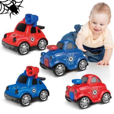 Imagem de Carros de brinquedo YEHOSHUN Push and Go Cartoon Inertia 1-3 anos para