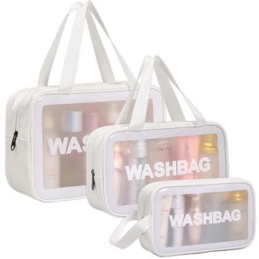 Imagem de Bolsa de higiene de viagem DAPOWER Matte Translucent Waterproof