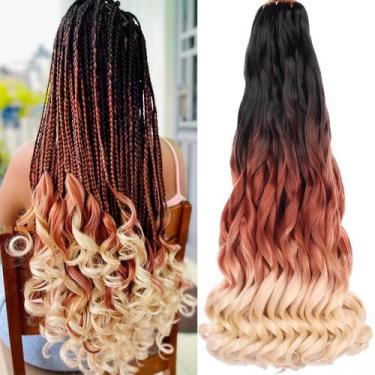 Imagem de Braiding Hair COOKOO French Curly pré-esticado 22 polegadas 9x75g