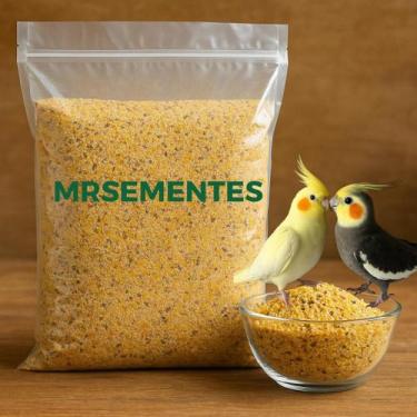 Imagem de Ração Vitamina Branca Mel Para Aves e Pássaros Canário Calopsita Colei