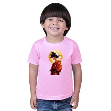 Imagem de Camiseta Masculina Infaltil Dragon Ball - Marcelo, Rosa, 14