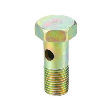 Imagem de VekAuto Parafuso Banjo duplo, G1/10.2 cm Comprimento 38 mm Turbo Linha de Freio Adaptador Universal para Carro Durável Metal Bronze Tom