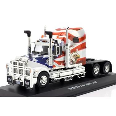 Imagem de OPO 10 - 1/43 Scale Miniature Truck Compatible with Western Star 4900 2015 American Tractor Hachette IXO CT002
