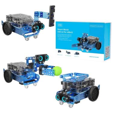 Imagem de Kit de Expansão 3 em 1 Makeblock Smart World para o Brinquedo Robô Programável Carro mBot2
