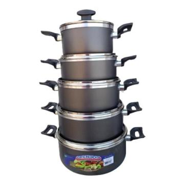 Imagem de Jogo de Panelas Grenada Teflon 5 Peças antiaderente 