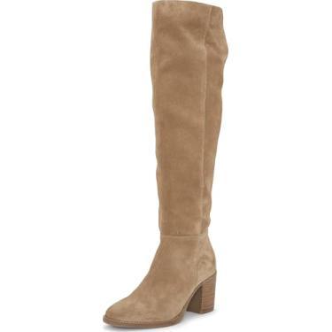 Imagem de Lucky Brand Bota feminina Borah acima do joelho, Porcini, 42