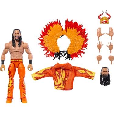 Imagem de Mattel WWE Ultimate Edition Fan Takeover Action Figure, Seth Rollins Collectible Set with Interchangeable Accessories Like Extra Heads & Swappable Hands