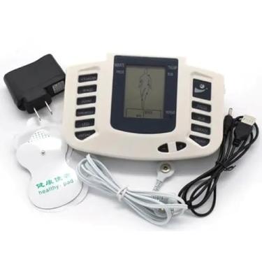 Imagem de Aparelho Choque Dor Muscular Fisioterapia Massageador com Eletrodos Alivio da Dor