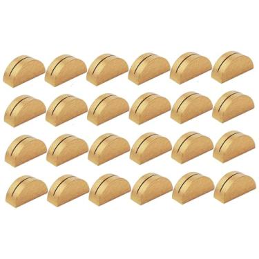 Imagem de Esquirla Suporte para números de mesa com 24 peças, porta-cartões de lugar, leve, dourado, porta-menu, clipes para etiquetas, para cartão de visita de