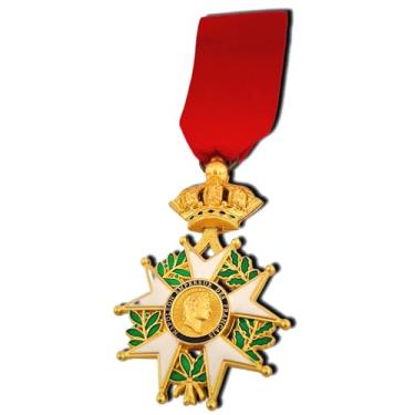 Imagem de FREECROWS Medalha estilo Legião Francesa de Honra – Réplica do Prêmio Militar Histórico da França