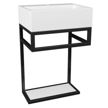 Imagem de Gabinete Banheiro Ferro Los Angeles 40x30cm Branco Fosco