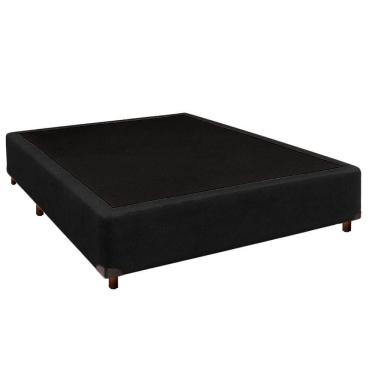 Imagem de Cama Box Viuvo Preto Nature 128x188