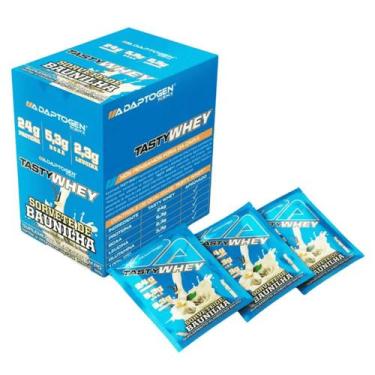 Imagem de Whey Protein Tasty Whey Caixa Com 12 Unidades de 34g Adaptogen Sorvete