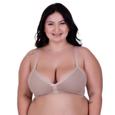 Imagem de Sutiã Plus Size sem Bojo Reforçado Sustentação Resistente Josi - NAKA 