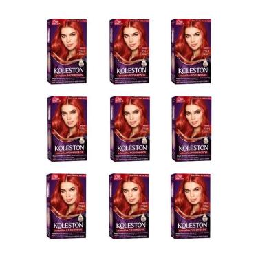 Imagem de Coloraçao Koleston 7744 Vermelho Intenso-Kit C/9Un