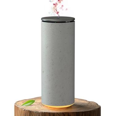 Imagem de Difusor sem água Cooper Bliss para óleos essenciais, aroma puro zero água, difusor de óleo operado por bateria de 10 horas sem fio, temporizador ajustável, luz ambiente, design de fibra 100% de base