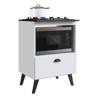 Imagem de Balcão Retrô Para Forno E Cooktop Multimóveis Cr20094 Branco - MULTIMO