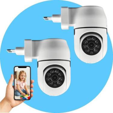 Imagem de Kit Com 2 Câmeras De Segurança Jortan Wi-fi Interna Hd 360