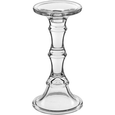 Imagem de Castiçal Porta Vela Decorativo Eco Crystal 23x10x10cm