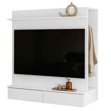 Imagem de Closet Com Painel Wave 108cm 2 Gavetas E Cabideiro Branco