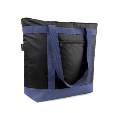 Imagem de Bolsa térmica BeeGreen grande dobrável à prova de vazamentos 56L preta