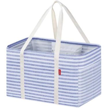 Imagem de Sacola LHZK Standing Utility dobrável 47x30x29 cm