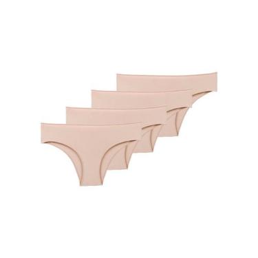Imagem de Kit com 4 Calcinhas Biquíni Hope 38840, Rosa, M