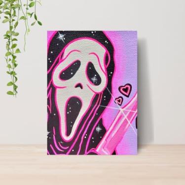 Imagem de Genérico, Quadro Ghost Face Panico Terror A4 | Placa MDF 17