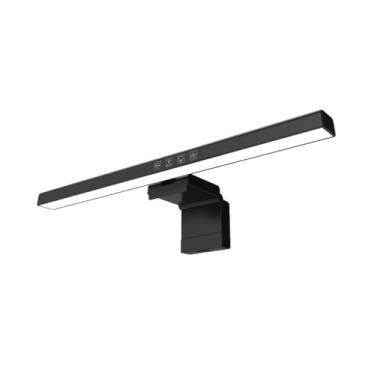 Imagem de AISIBO Barra de luz de monitor com luz de fundo RGB, lâmpada de tela LED de computador para cuidados com os olhos, fonte de luz dupla alimentada por USB com controle de toque, monitor de computador