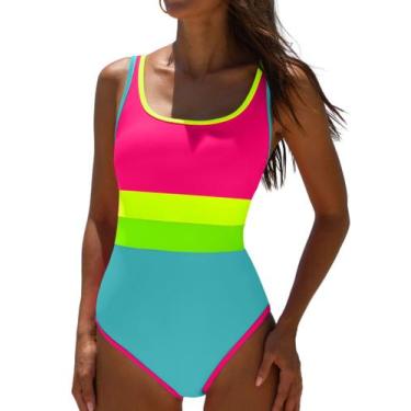 Imagem de Maiô de uma peça popvil 2025 Tummy Control para mulheres