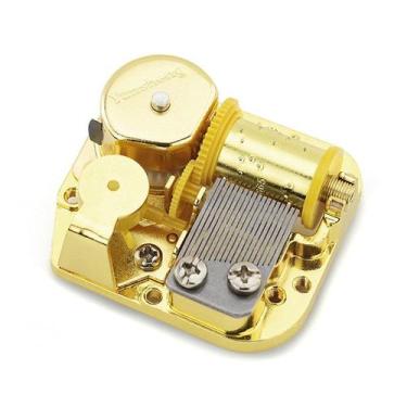 Imagem de Mecanismo de caixa de música S-piriteds Always Gold-Plated Wind-Up Co 