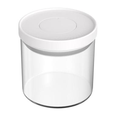 Imagem de Pote Mantimentos Hermético Vidro Fechamento Pressão 700ml - Mein Haus 