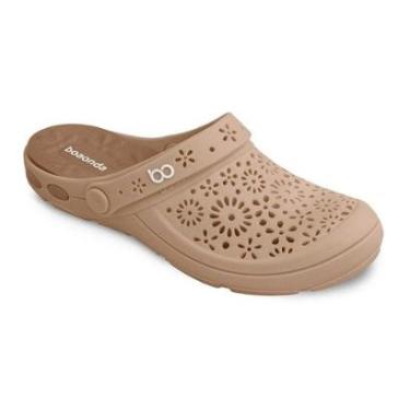 Imagem de Babuche Feminina Nellie Ortopédico BoaOnda  Anatomico Fascite plantar Esporão-Feminino