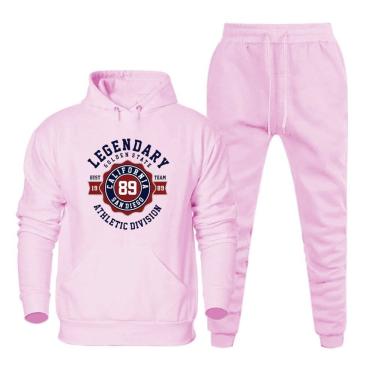 Imagem de Agasalho de Frio Flanelado Conjunto Calça e Blusa Algodao Quentinho Inverno Moderno Estampado