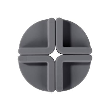 Imagem de MANJIA Pés antiderrapantes de silicone para tábuas de corte, almofadas estabilizadoras de tábua de cortar removíveis, pés de tábua de cortar de cozinha, presentes quentes para cozinha e casa, 4 peças