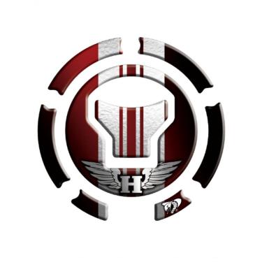 Imagem de Adesivo Bocal Cb Twister Cg Titan / Fan / Start 160 +2018 Asa Vermelho Vermelho