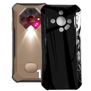 Imagem de MAOUICI Capa para celular Ulefone Armor X16, capa macia de TPU antiimpressão digital [16,7 cm] preta