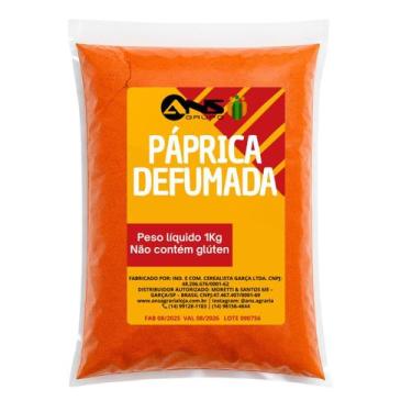 Imagem de Páprica defumada 1kg - ANS Agrária